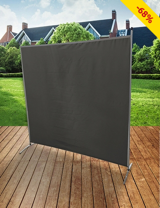 Stellwand «Prime», 178 x 178 cm, grau