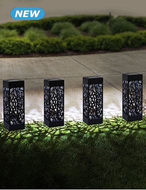 Solarlampe «Cube», 4 Stück