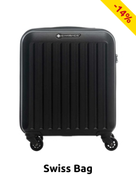 Swiss Bag Koffer «Trolley Cabine Easyjet», schwarz