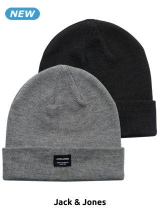 JACK&JONES Mütze, grau