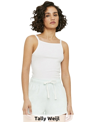 Tally Weijl sportliche Shorts, hellblau