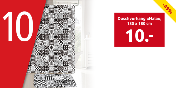 Duschvorhang «Nala», 180 x 180 cm