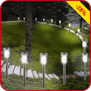 Solarlampen-Sticks, 24 Stück