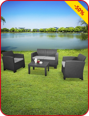 Gartenset «Mitsy», 4-teilig