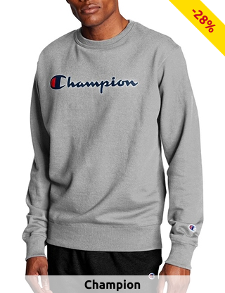 Champion Herrenpullover Powerblend, grau