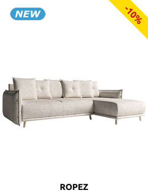 Schlaf-Ecksofa «Gary» mit Stauraum, 229 x 174 cm, 