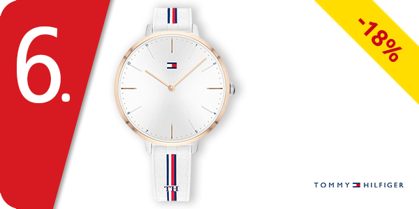 Tommy Hilfiger Damenuhr, weiss