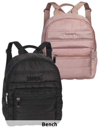 Bench. Gesteppter Rucksack, 7 l, rosa