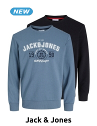 JACK & JONES Pullover, 2er-Pack, schwarz + blau