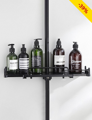 Badezimmerablage, ausziehbar, L32-48xB12xH8 cm