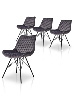 Set 4 Stühle «Mary»