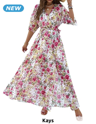 Maxikleid «Grace», geblümt