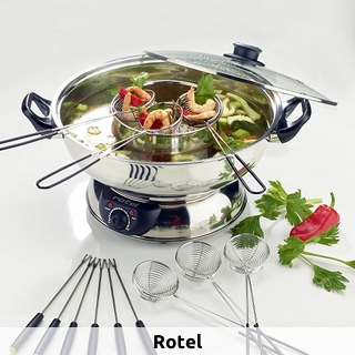 Rotel Elektrisches Fondue Chinoise-Set