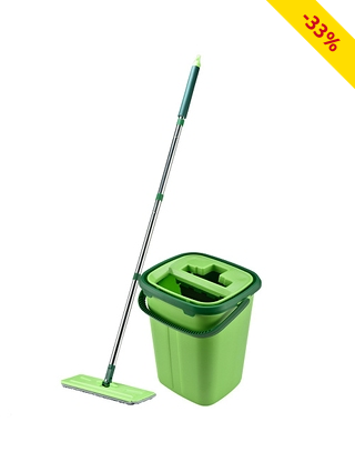 Flat Mopp, 2-Kammer-Eimer