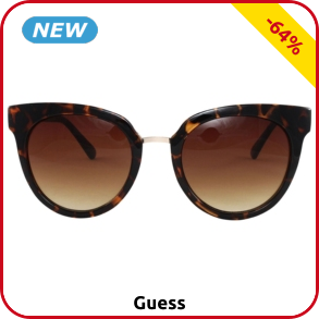 GUESS Sonnenbrille «Tortoise», braun