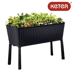 Hochbeet auf Stelzen Keter Easy growing 114x49,3x75,7 cm anthrazit