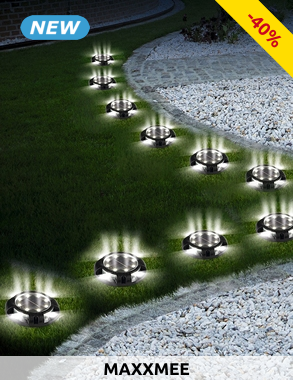 Solar-Bodenleuchtenset «Crépuscule», 4-teilig