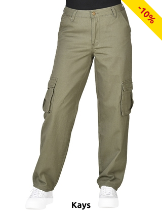 Cargo- Hose, khaki
