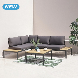 Gartenset «Beach», 2-teilig, grau