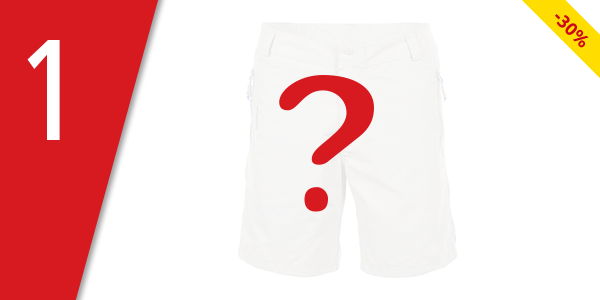 Peak Mountain Herren-Shorts, beige