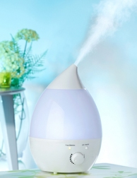 Luftbefeuchter «LED», platzsparendes Tischmodell
