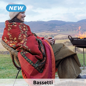 Bassetti Plaid «Genova» 135 x 190 cm, rouge