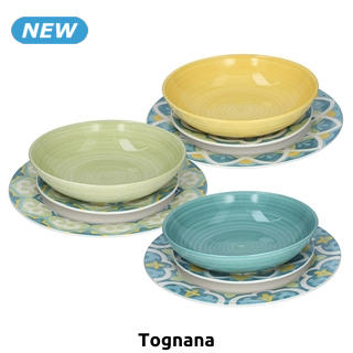 Tognana Tafelservice «Olimpia Amalfi», 18-teilig für 6 Personen