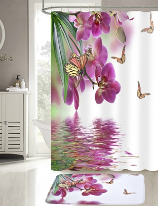 Duschvorhang «Orchid», 180 x 180 cm