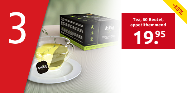 Dr. Ming Tea, 60 Beutel, appetithemmend