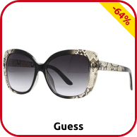 Guess Damensonnenbrille, Schlangendesign, grau