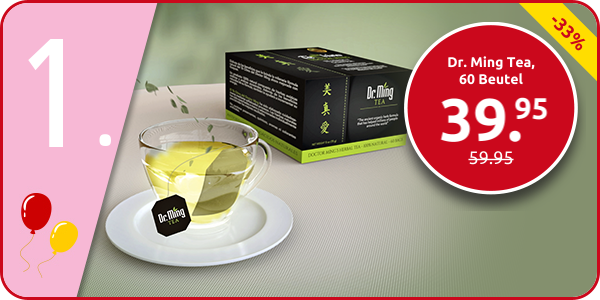 Dr. Ming Tea, 60 Beutel, appetithemmend