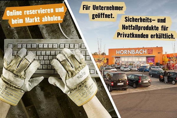 Online reservieren und beim Markt abholen. Für Unternehmer geöffnet. Notfall- und Sicherheitsartikel für Privatkunden erhältlich. 