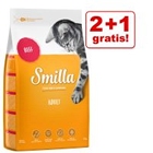 2 + 1 gratis! 3 x 1 kg Smilla droogvoer