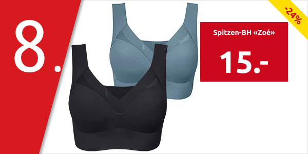 Spitzen-BH «Zoé», schwarz