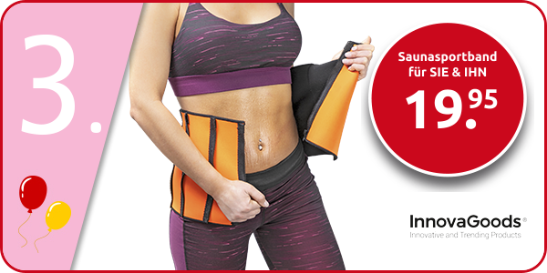 Saunasportband für SIE & IHN