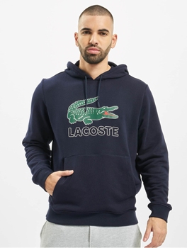 Lacoste Hoody Logo in blau 