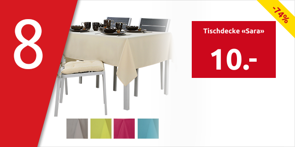 Tischdecke «Sara», 140 x 240 cm, creme