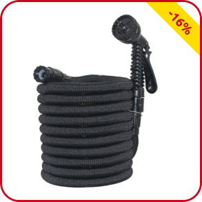 Gartenschlauch Force 30 m, Latex, schwarz