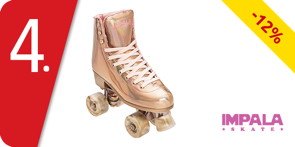 Impala Rollerskates «Marawa», rosa/gold