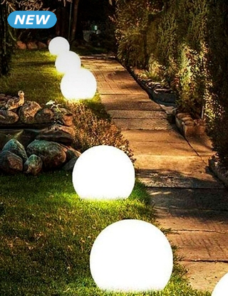 Solarlampe «Kugel», Ø20 cm