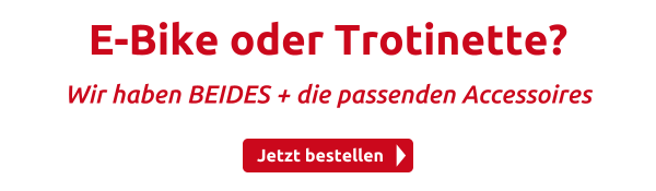 E-Bike oder Trotinette?