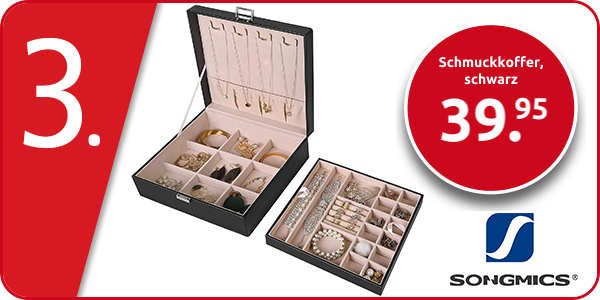 Schmuckkoffer, schwarz
