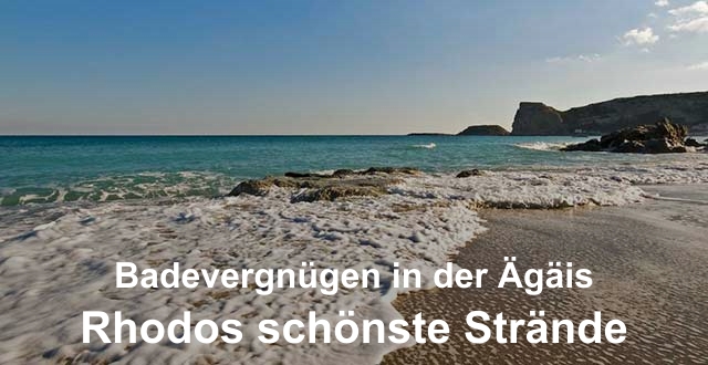 Rhodos schönste Strände