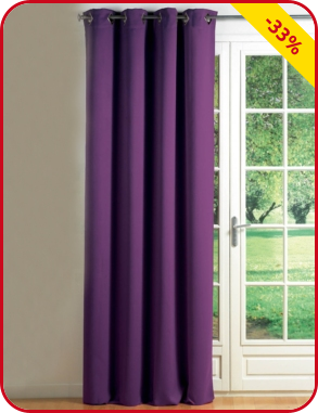 Lichtundurchlässiger Vorhang, prune