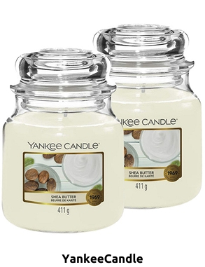 Duft-Kerzen «Shea Butter», 2 Stück