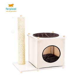 FERPLAST Kattenkrabpaal Yoshi beige, 58x38x64 cm