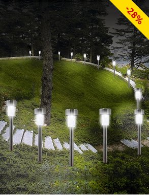 Solarlampen-Sticks, 24 Stück