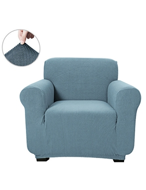 Sessel-Überzug «Soft», hellblau