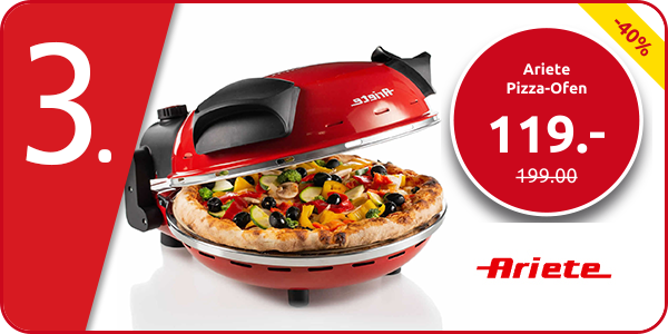 Ariete Pizza-Ofen, Ø 33 cm