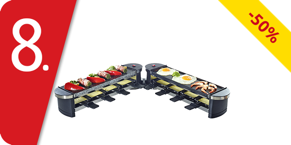 Raclettegerät/Drehgrill 3 in 1